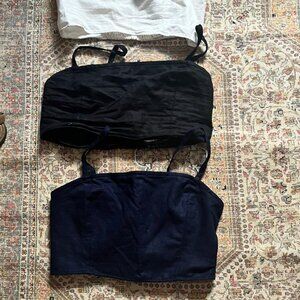 GAP Linen/Cotton Blend Tops in White, Black and Navy, Size M